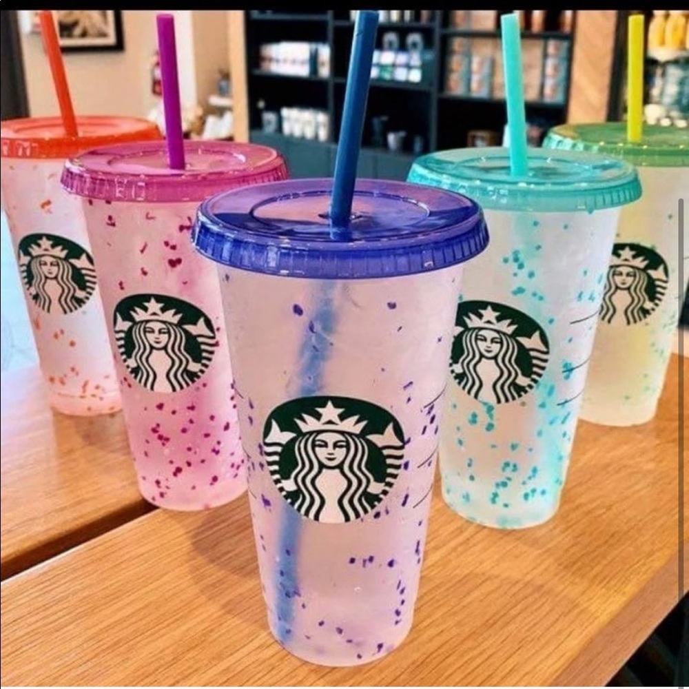 Starbucks Color Changing Confetti Cup